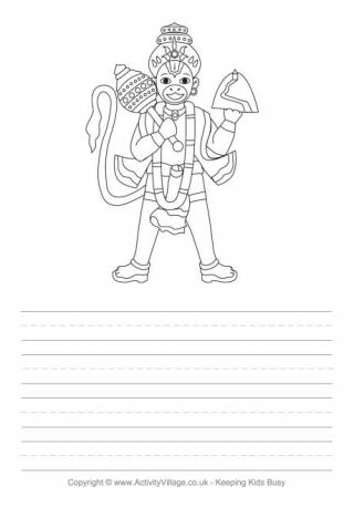 Hanuman Story Paper