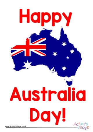 Happy Australia Day Poster 1
