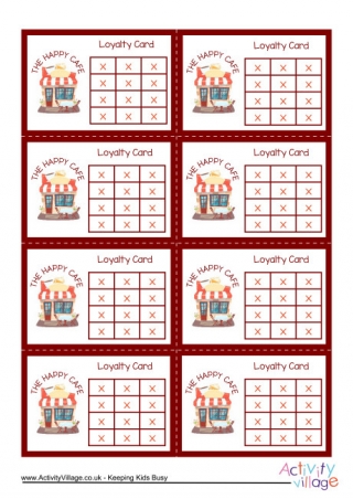 Happy Cafe Loyalty Cards