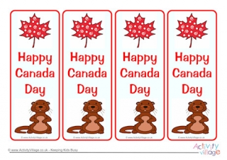 Happy Canada Day Bookmarks