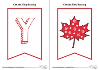 Happy Canada Day Bunting