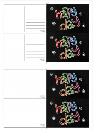 Happy Day Postcards