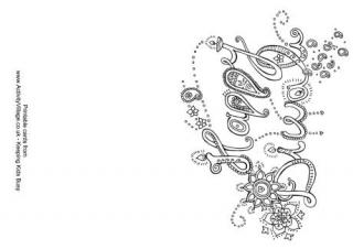 Happy Diwali Colouring Card