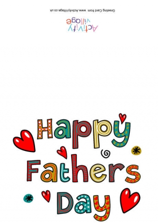 Vector Happy Father's day drawing with outline linear hipster beard and  text in black isolated on white background. Card for Fathers day in contour  style for greeting design or coloring book. Stock