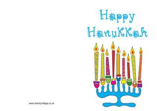 Happy Hanukkah Card