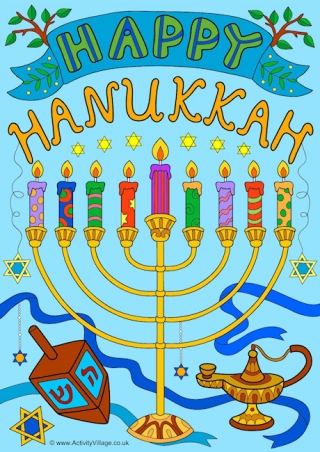 Happy Hanukkah Poster