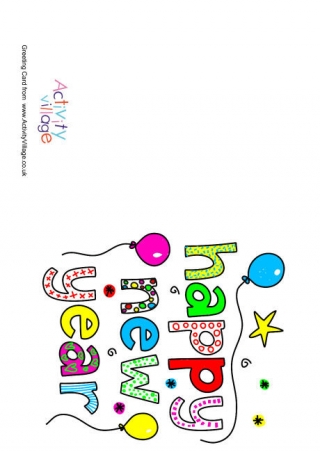 Happy New Year Card