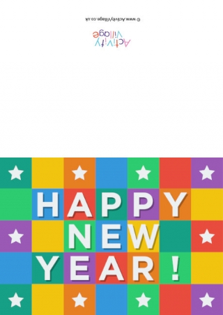 Happy New Year card