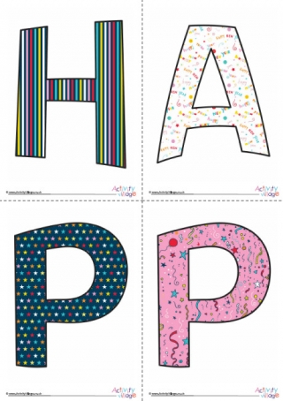 Happy New Year Display Letters