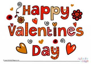 Happy Valentine's Day Poster 1