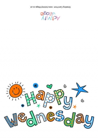Happy Wednesday Card