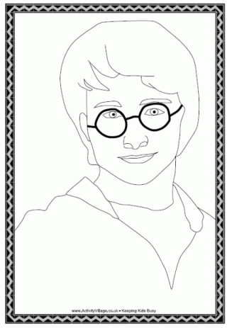 Harry Potter Colouring Page
