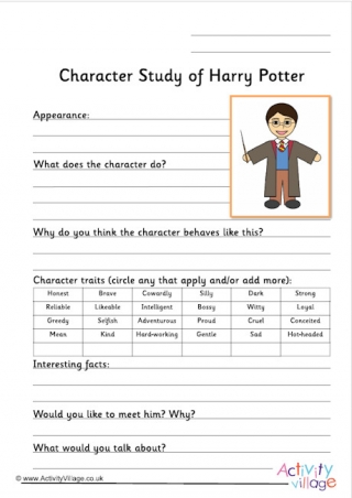 Harry Potter worksheet