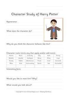 Harry Potter Worksheets