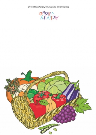 Harvest Basket Card