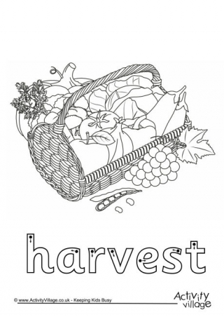 Harvest Finger Tracing
