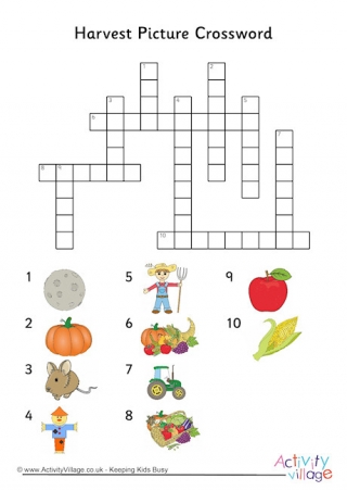 Harvest Picture Crossword