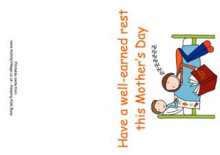 Have a Rest This Mother's Day Card