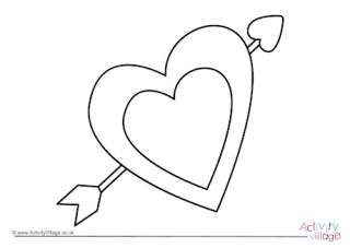Download Happy Valentine's Day Elephant Colouring Page
