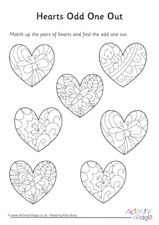 Hearts Odd One Out 2