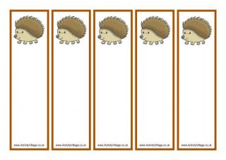 Hedgehog Bookmarks