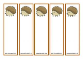 Hedgehog Bookmarks