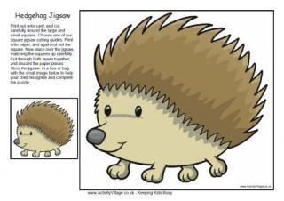 Hedgehog Jigsaw 2