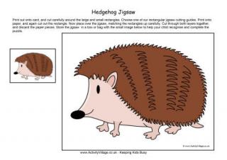 Hedgehog Jigsaw