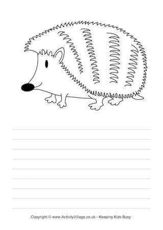 Hedgehog Story Paper