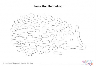 Hedgehog Tracing Page 2