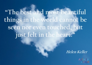 Helen Keller Quote Poster