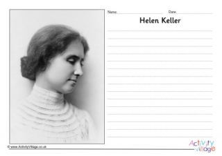 Helen Keller Story Paper 2