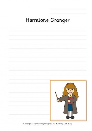 Hermione Granger Writing Page