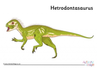 Hetrodontasaurus Poster