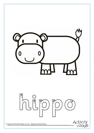Hippo Finger Tracing