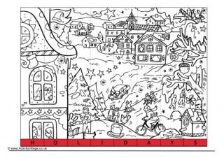 Holidays Spelling Jigsaw