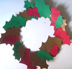 Thankful Holly Wreath