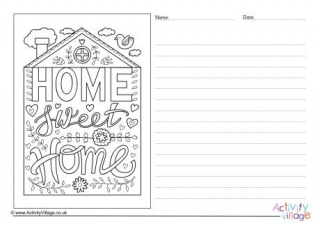 Home Sweet Home Story Paper