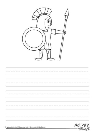 Hoplite Soldier Story Paper