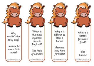 Horse Jokes Bookmarks