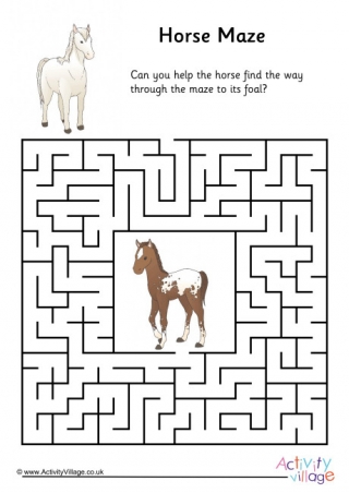 Horse Maze 1