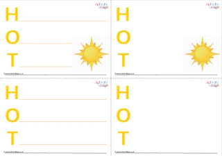 Hot Acrostic Poem Printable