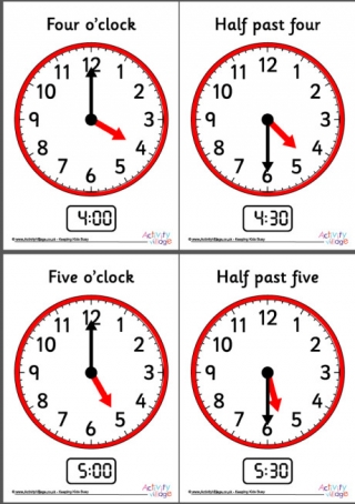 Hour and Half Past Posters