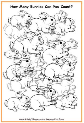 Combien de lapins pouvez-vous compter?
