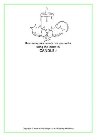 How Many New Words - Candle