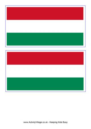 Hungary Flag Printable