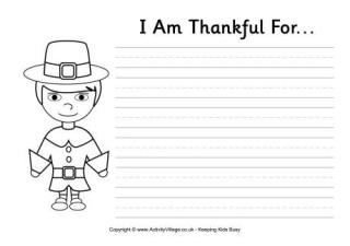 I Am Thankful For...