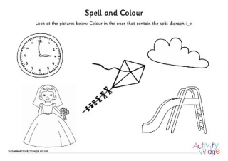 I E Split Digraph Spell And Colour