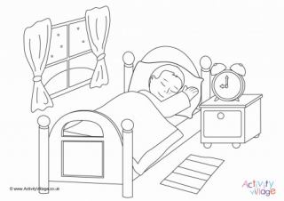 Daily Routines Colouring Pages