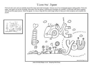 I Love You Jigsaw